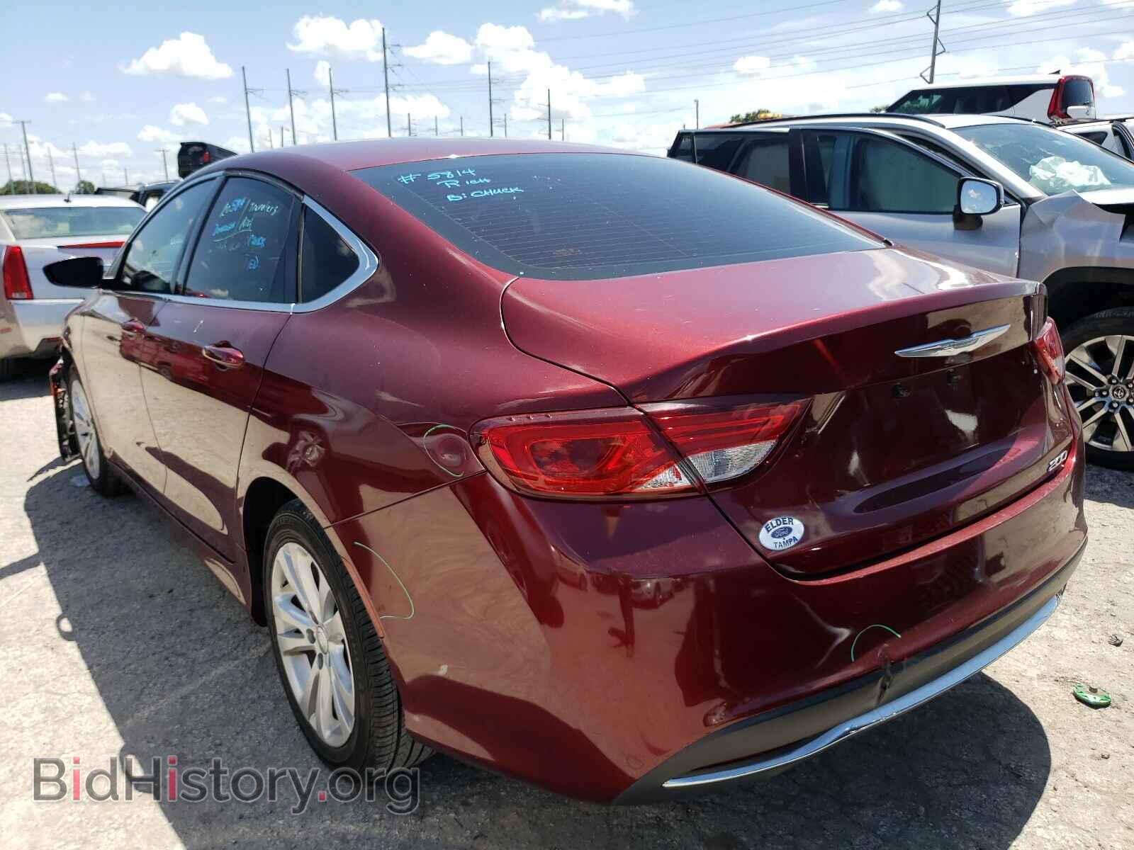 2015 CHRYSLER 200 - VIN: 1C3CCCAB0FN750438 - Фото 3