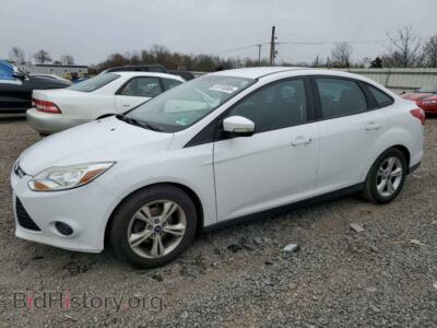 2014 Ford FOCUS SE, white — VIN 1FADP3F2XEL434882, Copart