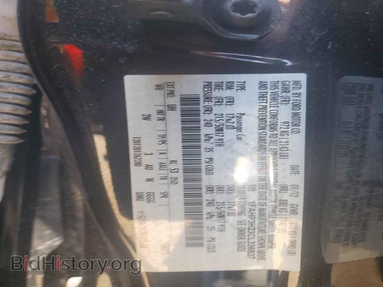 2012 FORD FOCUS - VIN: 1FAHP3H23CL336837 - Фото 12