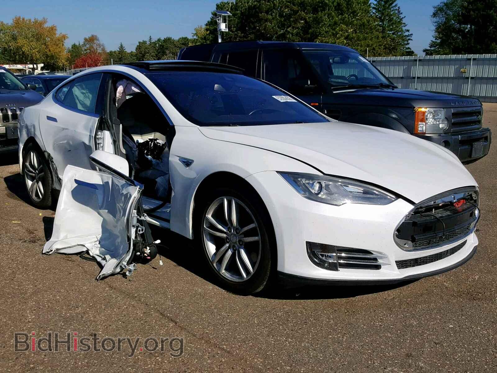 Photo 5YJSA1H22FF092532 - TESLA MODEL S 85 2015