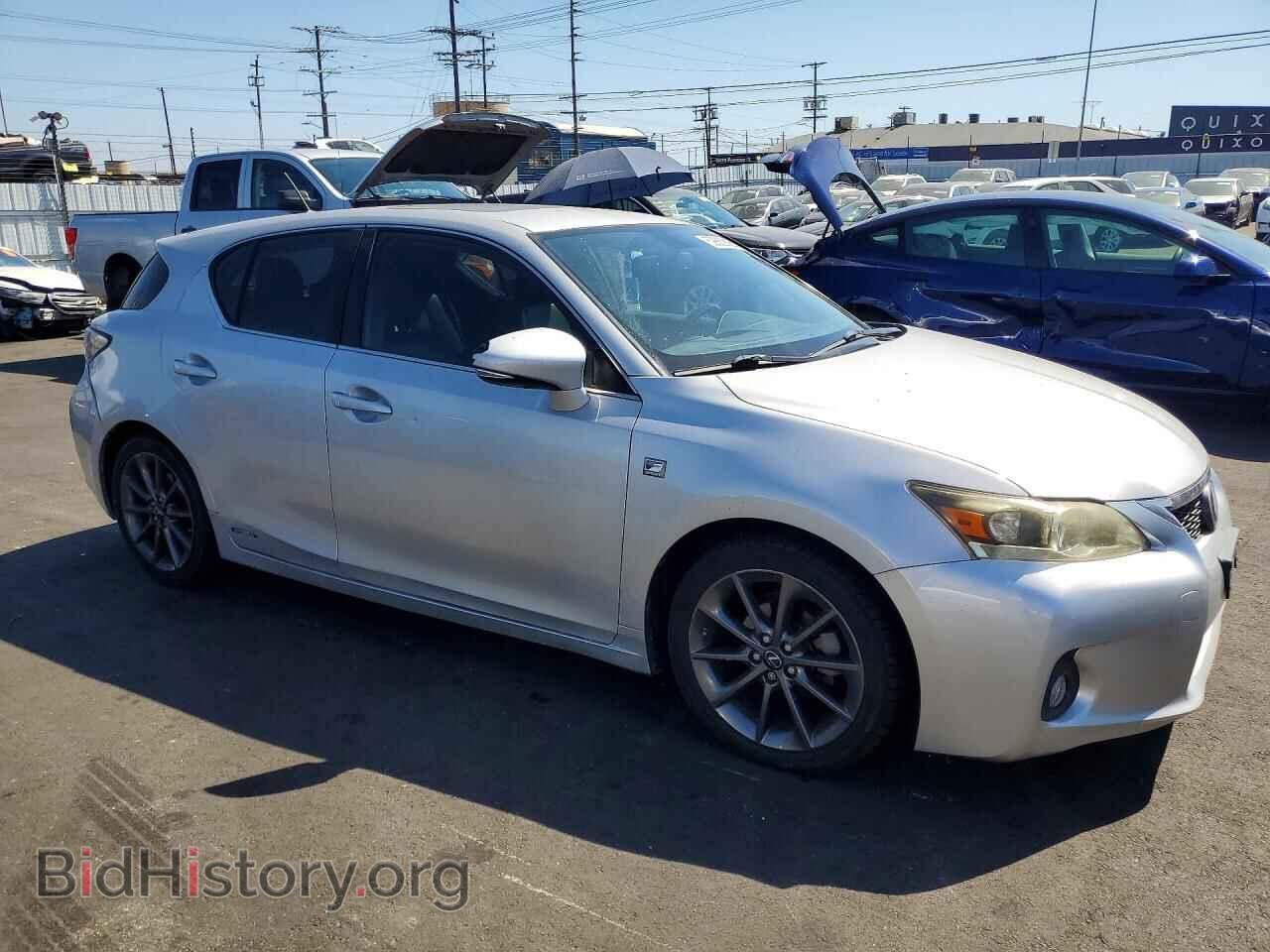 2012 LEXUS CT 200 - VIN: JTHKD5BH6C2104447 - Фото 4