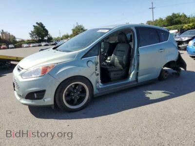 2013 Ford CMAX Premium, green — VIN 1FADP5CU7DL542103, Copart