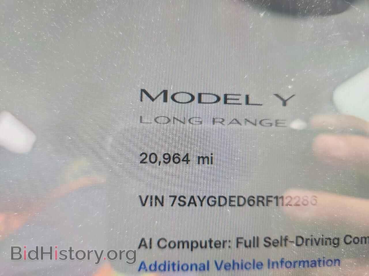 2024 TESLA MODEL Y - VIN: 7SAYGDED6RF112286 - Photo 9