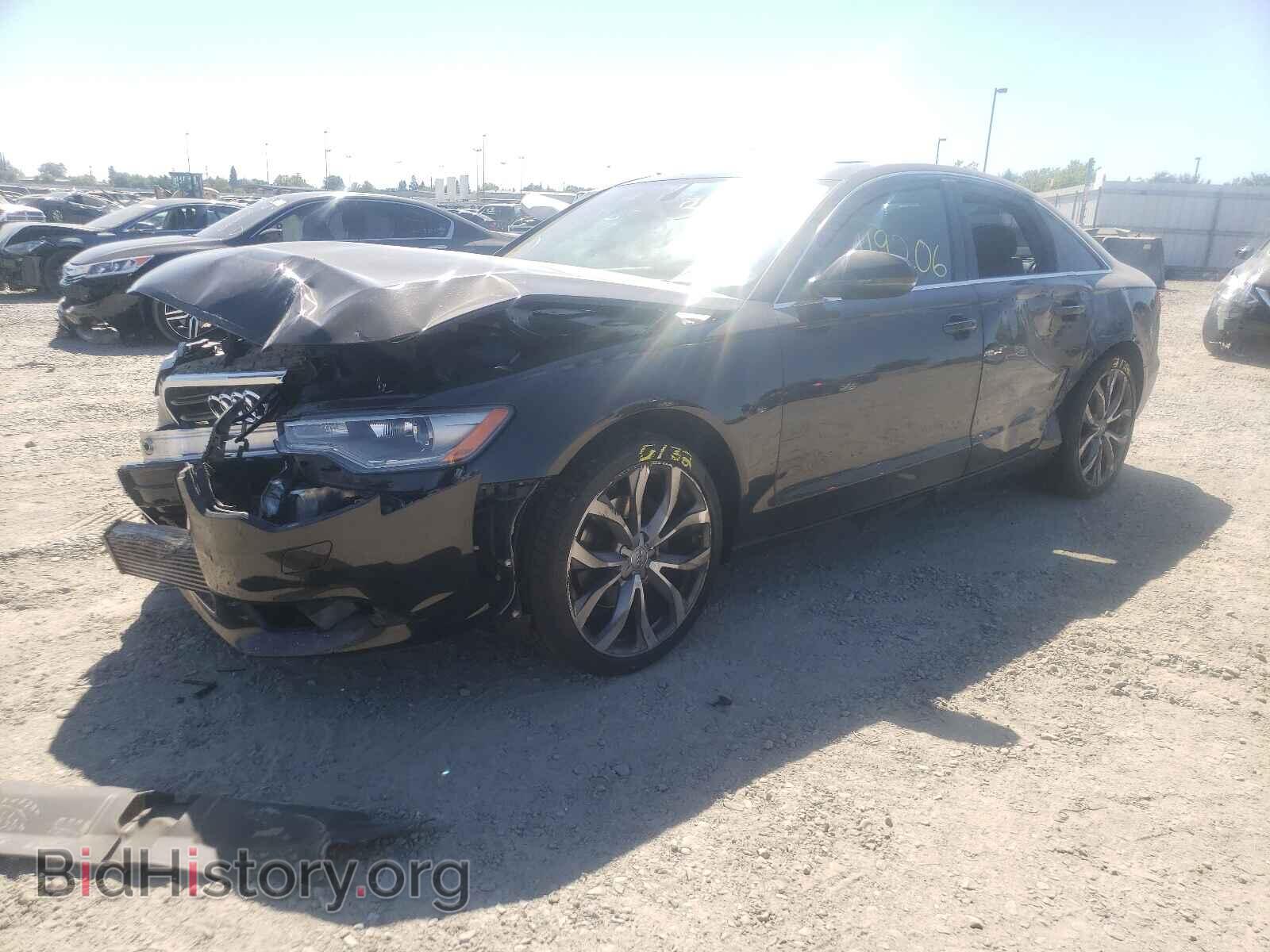 2013 AUDI A6 - VIN: WAUGFAFC0DN155691 - Фото 2