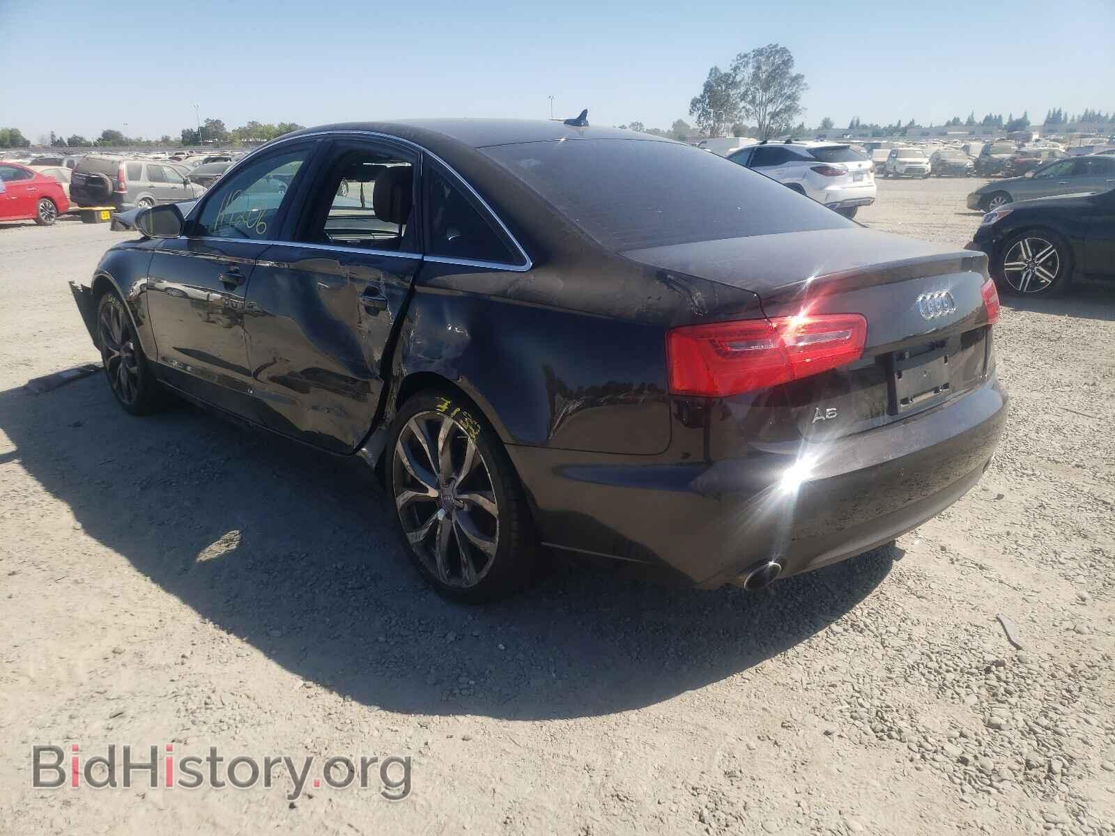 2013 AUDI A6 - VIN: WAUGFAFC0DN155691 - Фото 3