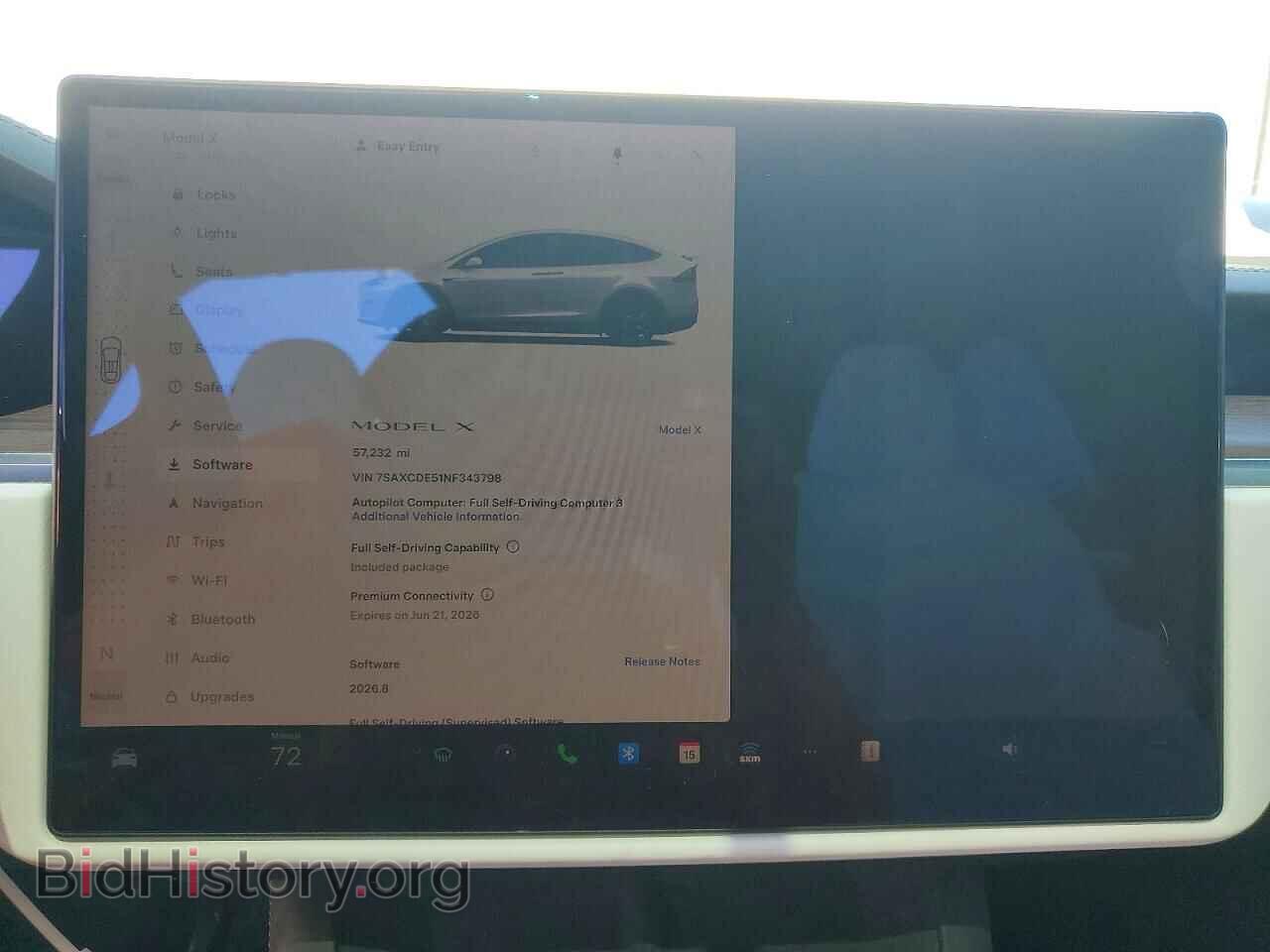 2022 TESLA MODEL X - VIN: 7SAXCDE51NF343798 - Photo 9
