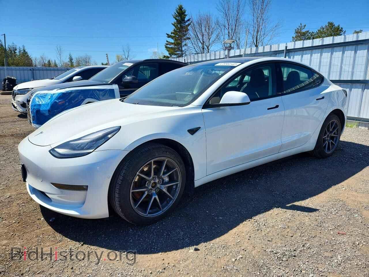Photo 5YJ3E1EB2MF855191 - TESLA MODEL 3 2021