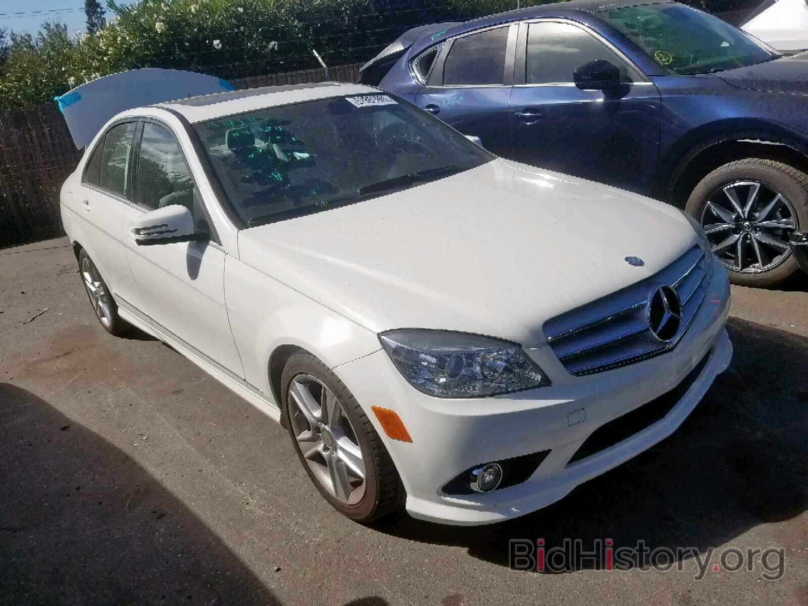 Photo WDDGF5EB7AR129733 - MERCEDES-BENZ C CLASS 2010