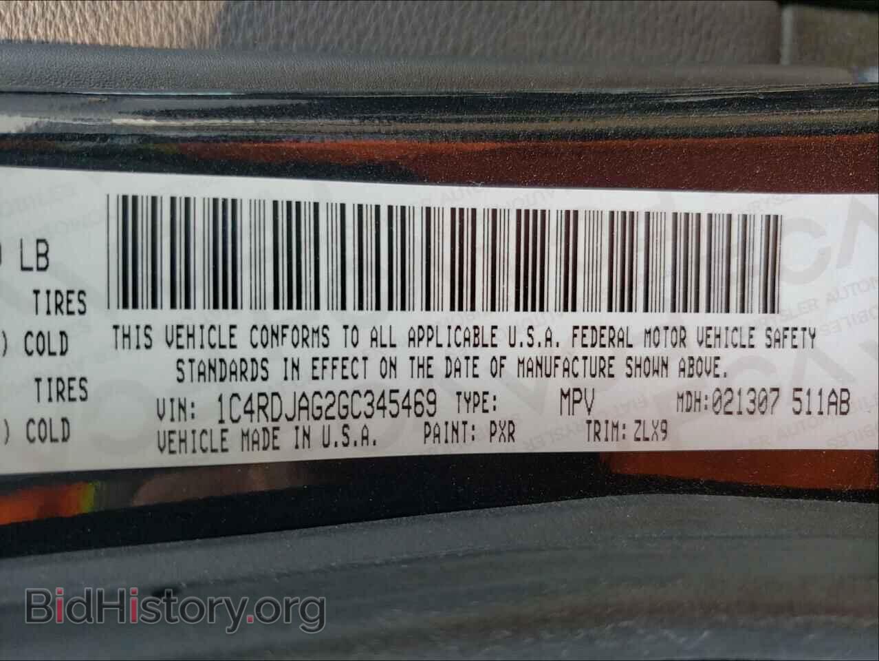 2016 DODGE DURANGO - VIN: 1C4RDJAG2GC345469 - Фото 10