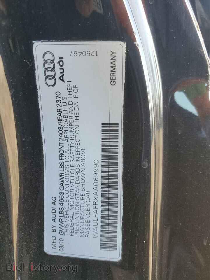 2010 AUDI A5 - VIN: WAULFAFRXAA069990 - Photo 12