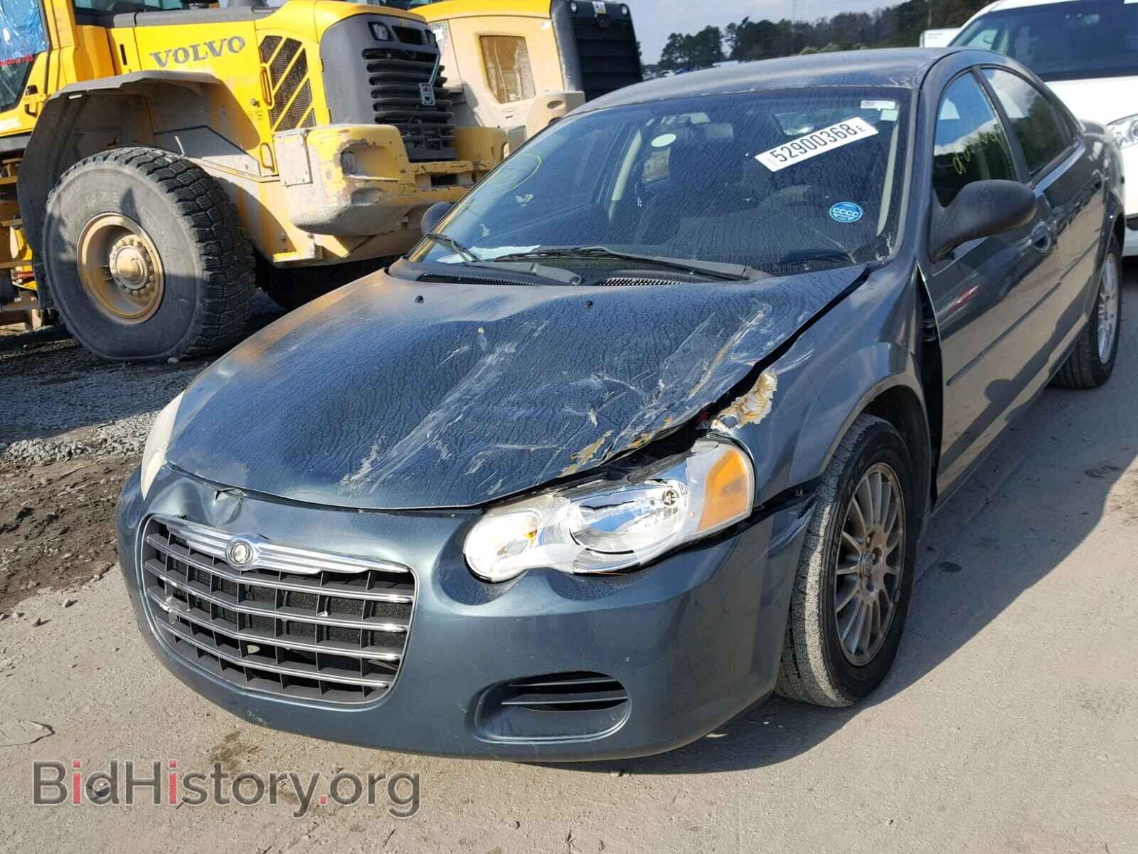 2005 CHRYSLER SEBRING - VIN: 1C3EL56R35N625555 - Фото 2