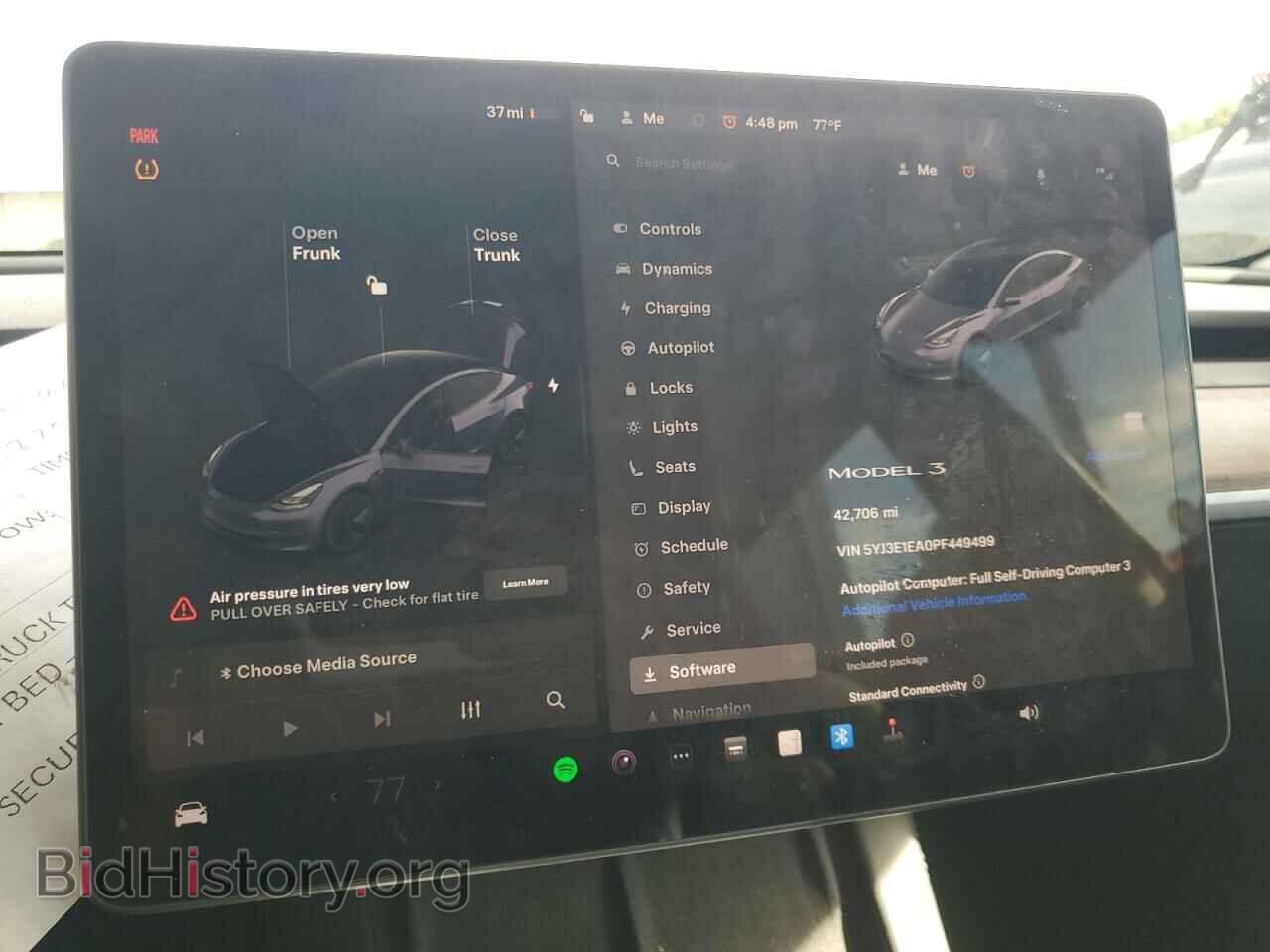 2023 TESLA MODEL 3 - VIN: 5YJ3E1EA0PF449499 - Photo 9