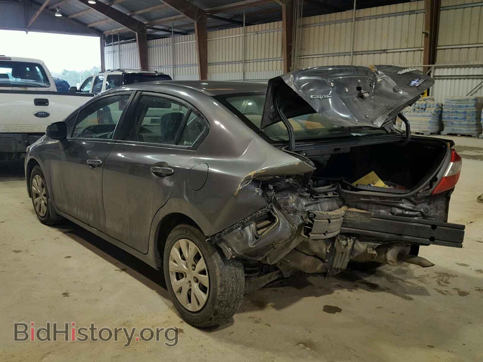 2012 HONDA CIVIC LX - VIN: 2HGFB2F52CH600636 - Фото 3