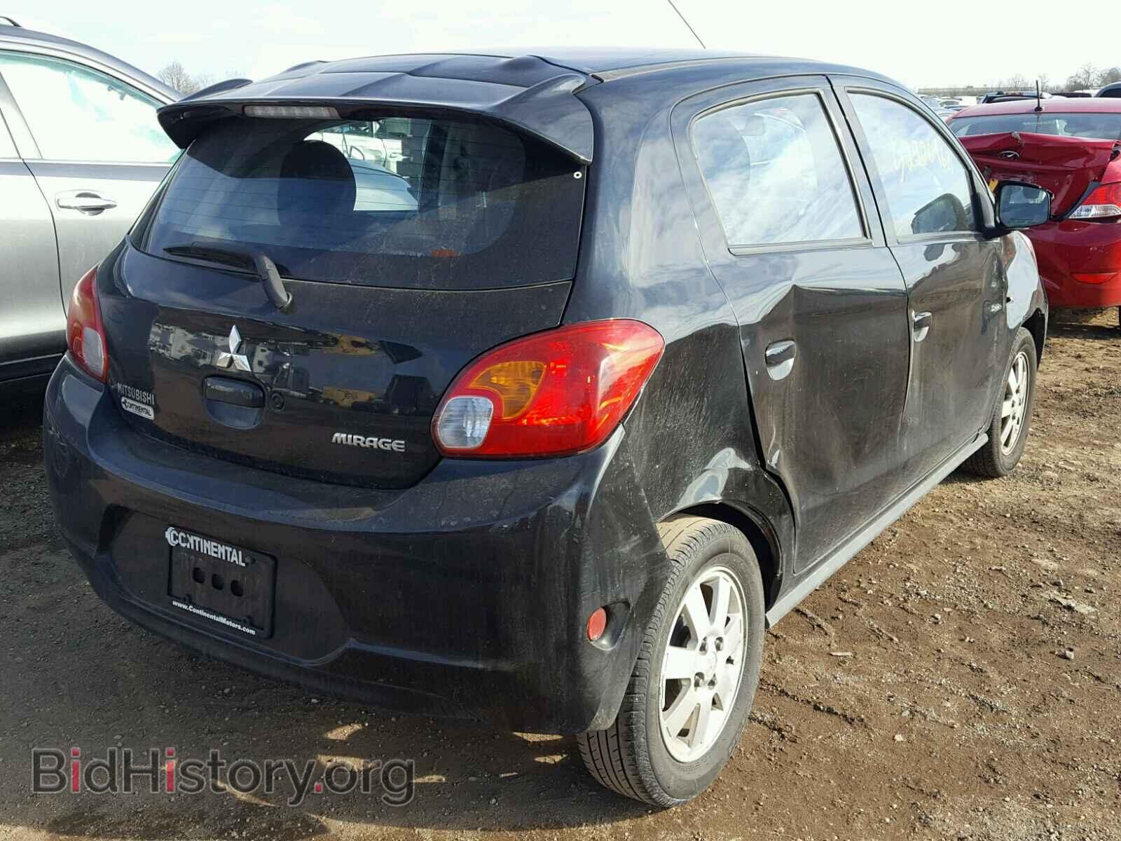 2014 MITSUBISHI MIRAGE - VIN: ML32A4HJ1EH005259 - Фото 4