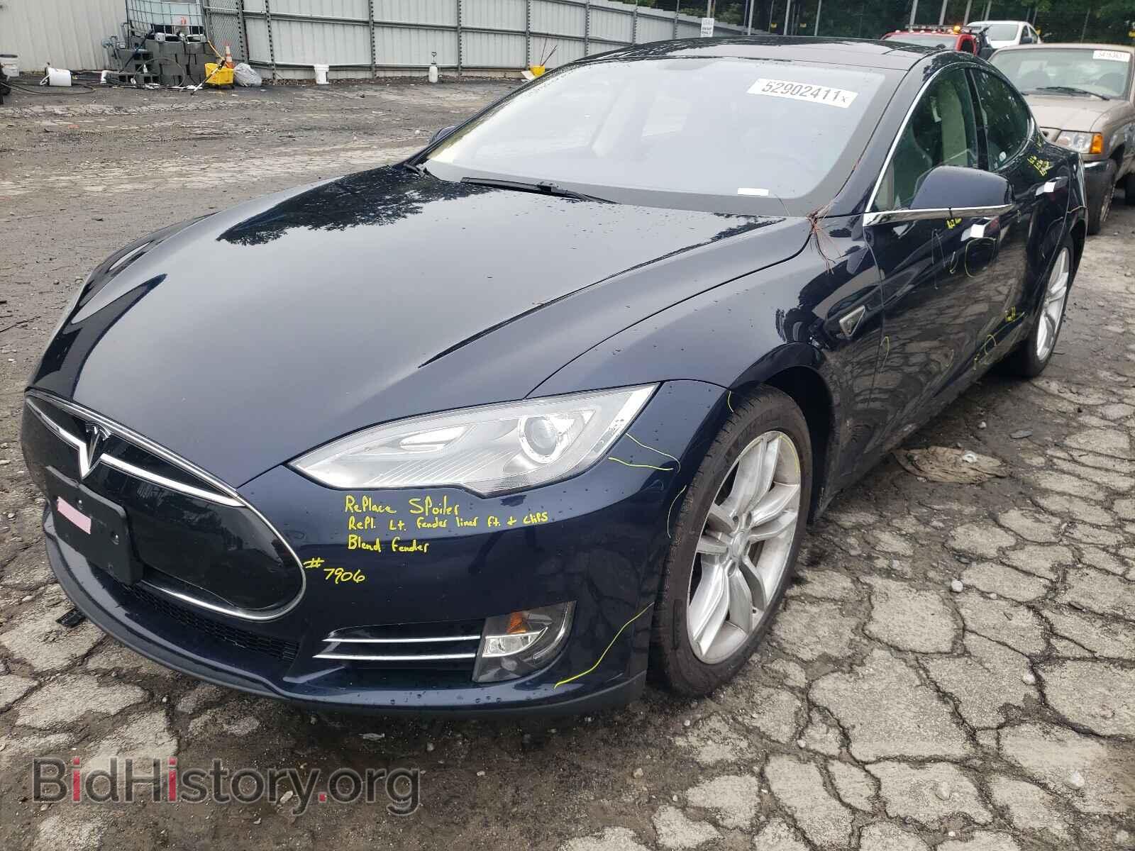 2013 TESLA MODEL S - VIN: 5YJSA1DG7DFP04707 - Photo 2
