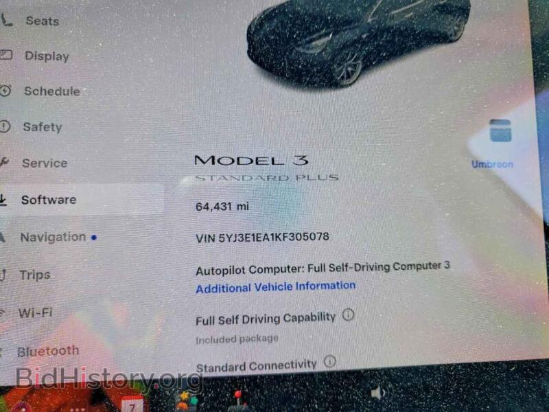 2019 Tesla MODEL 3 (VIN 5YJ3E1EA1KF305078) — фото 9 из 12
