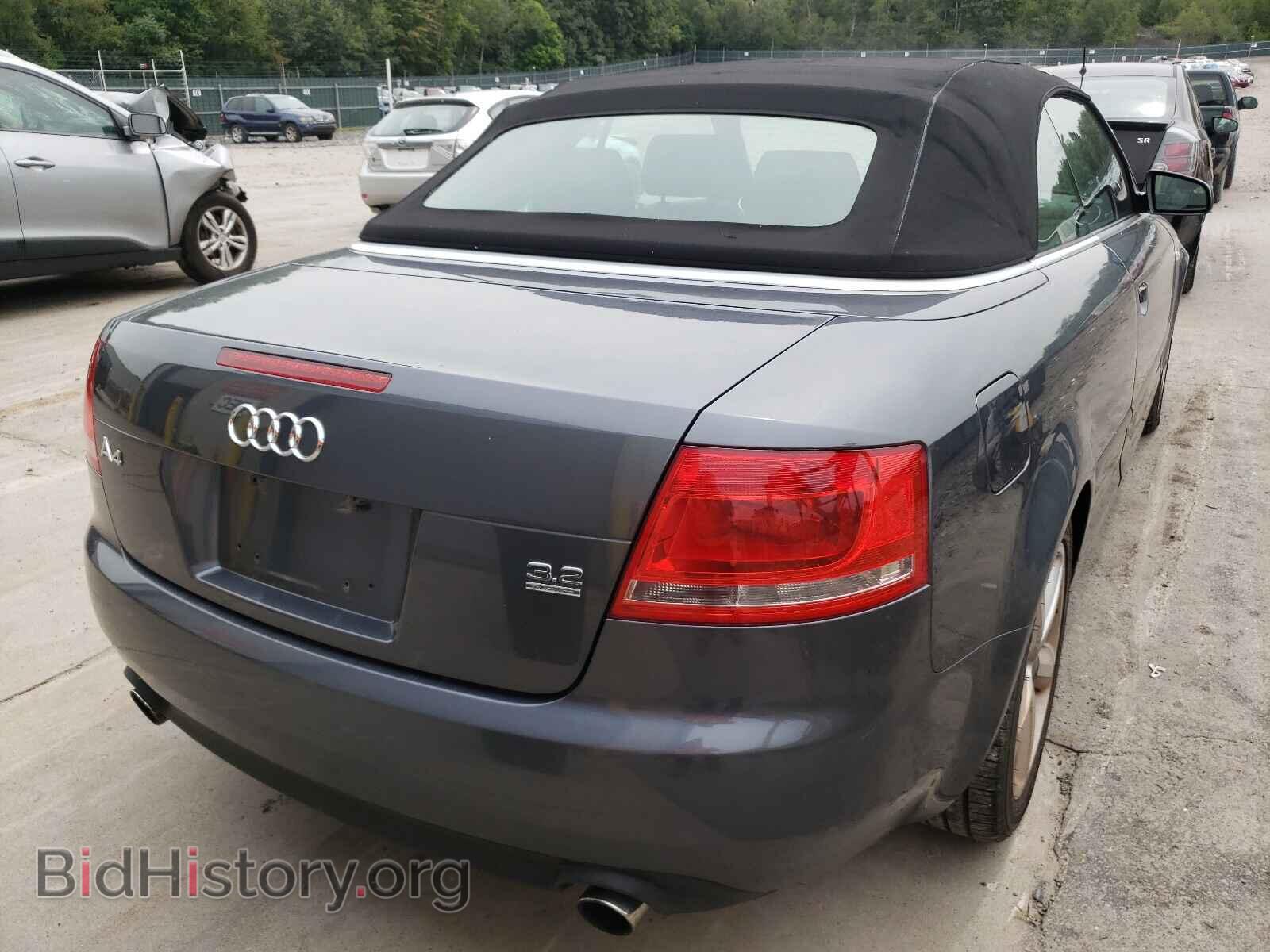 2007 AUDI A4 - VIN: WAUDH48H37K033498 - Photo 4