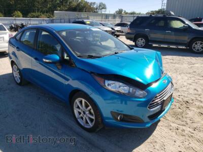 2016 Ford FIESTA Fiesta SE, синий — VIN 3FADP4BJ9GM103473, Copart