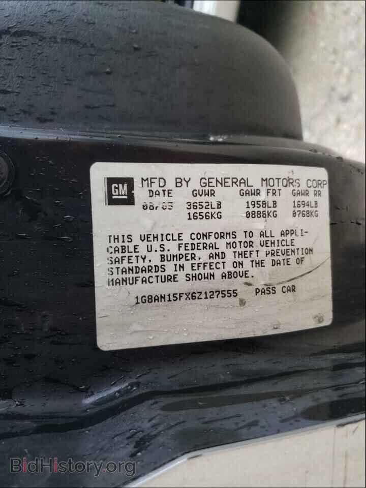 2006 SATURN ION - VIN: 1G8AN15FX6Z127555 - Фото 10