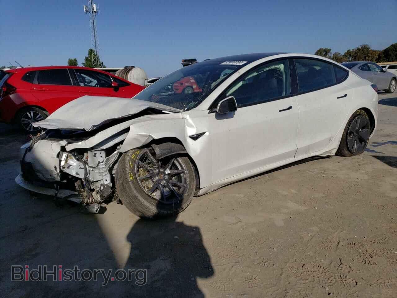 Photo 5YJ3E1EA4MF929833 - TESLA MODEL 3 2021