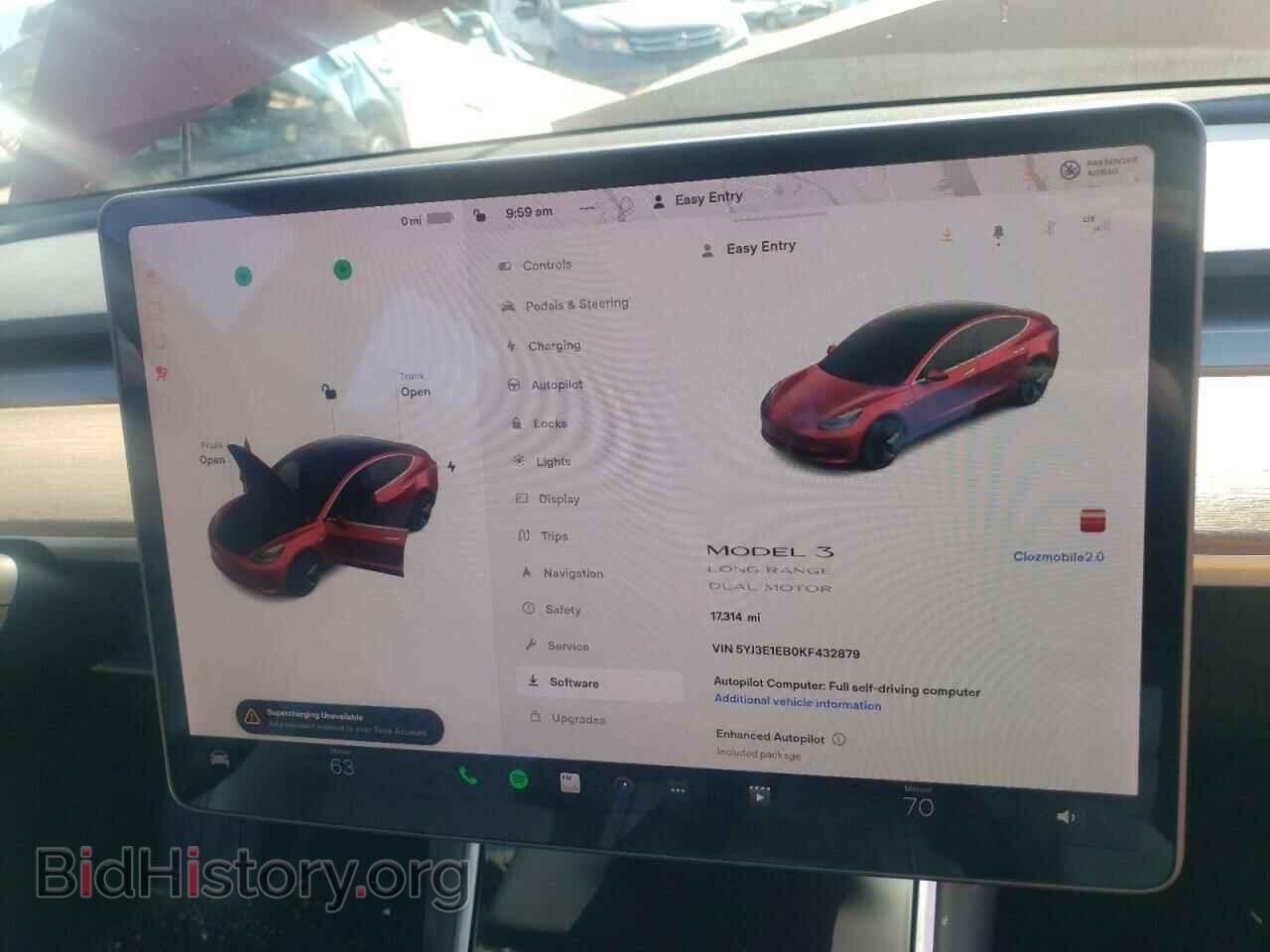 2019 TESLA MODEL 3 - VIN: 5YJ3E1EB0KF432879 - Photo 8