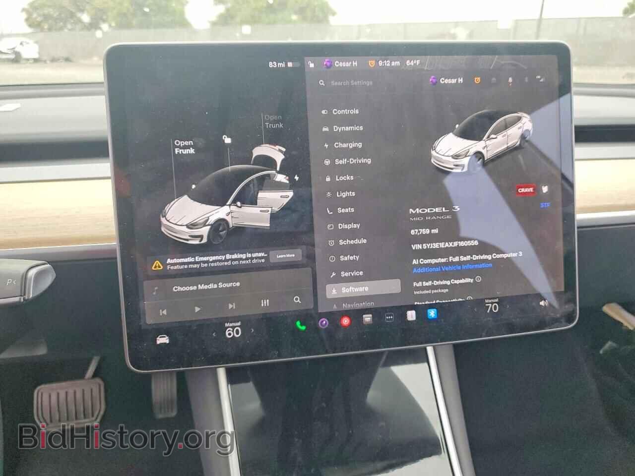 2018 TESLA MODEL 3 - VIN: 5YJ3E1EAXJF160556 - Photo 9