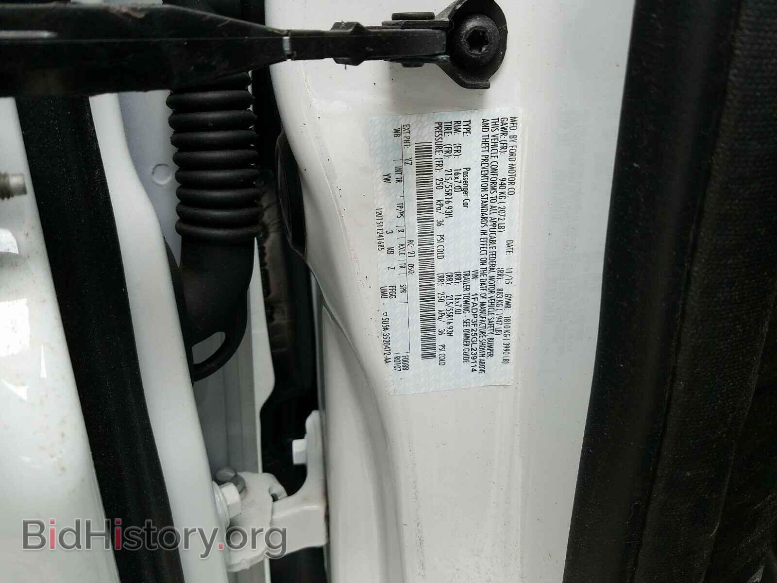 2016 FORD FOCUS - VIN: 1FADP3F25GL239114 - Фото 10