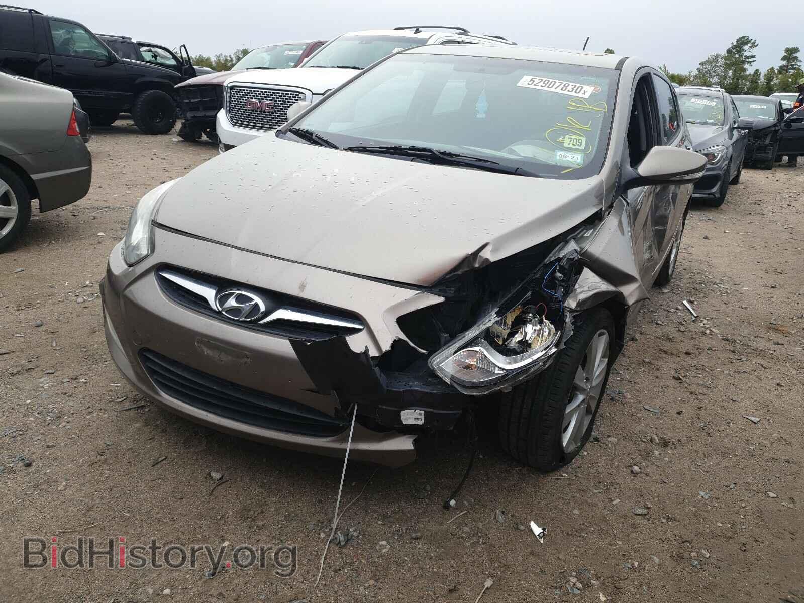 2013 HYUNDAI ACCENT - VIN: KMHCU5AEXDU085920 - Фото 2