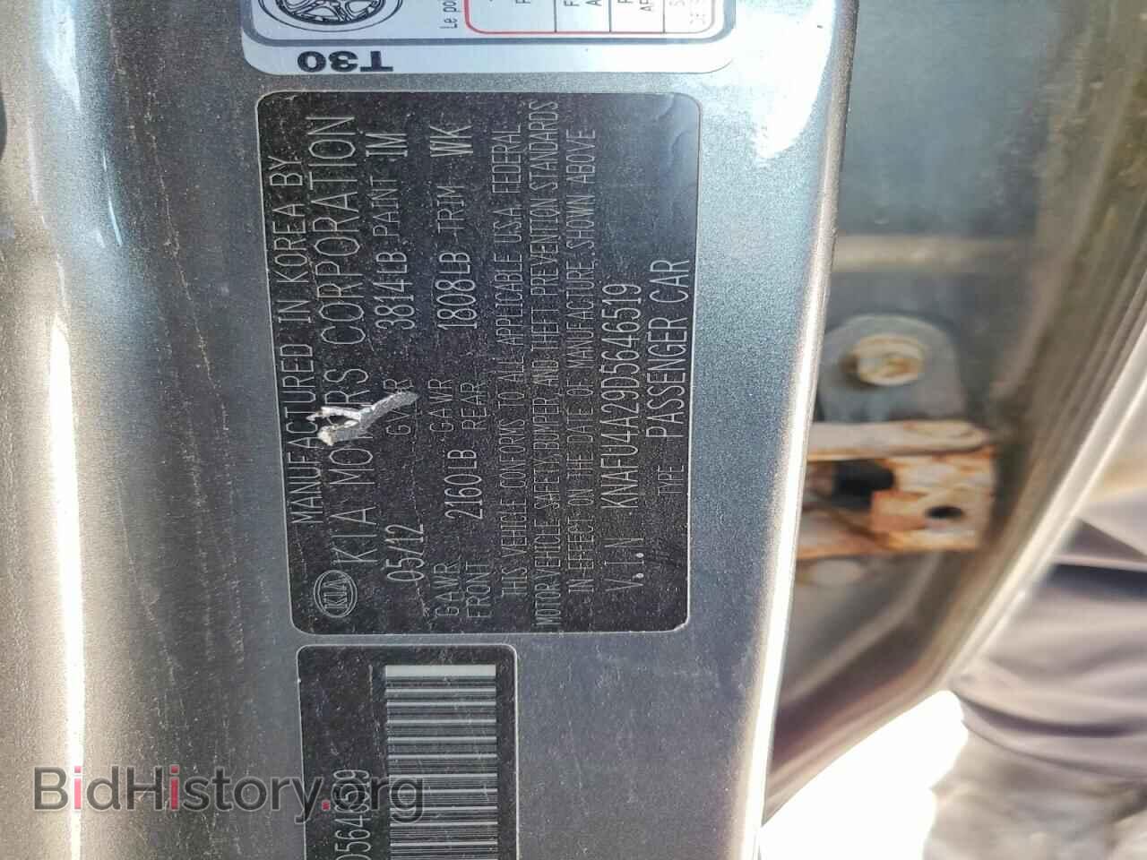 2013 KIA FORTE - VIN: KNAFU4A29D5646519 - Фото 12