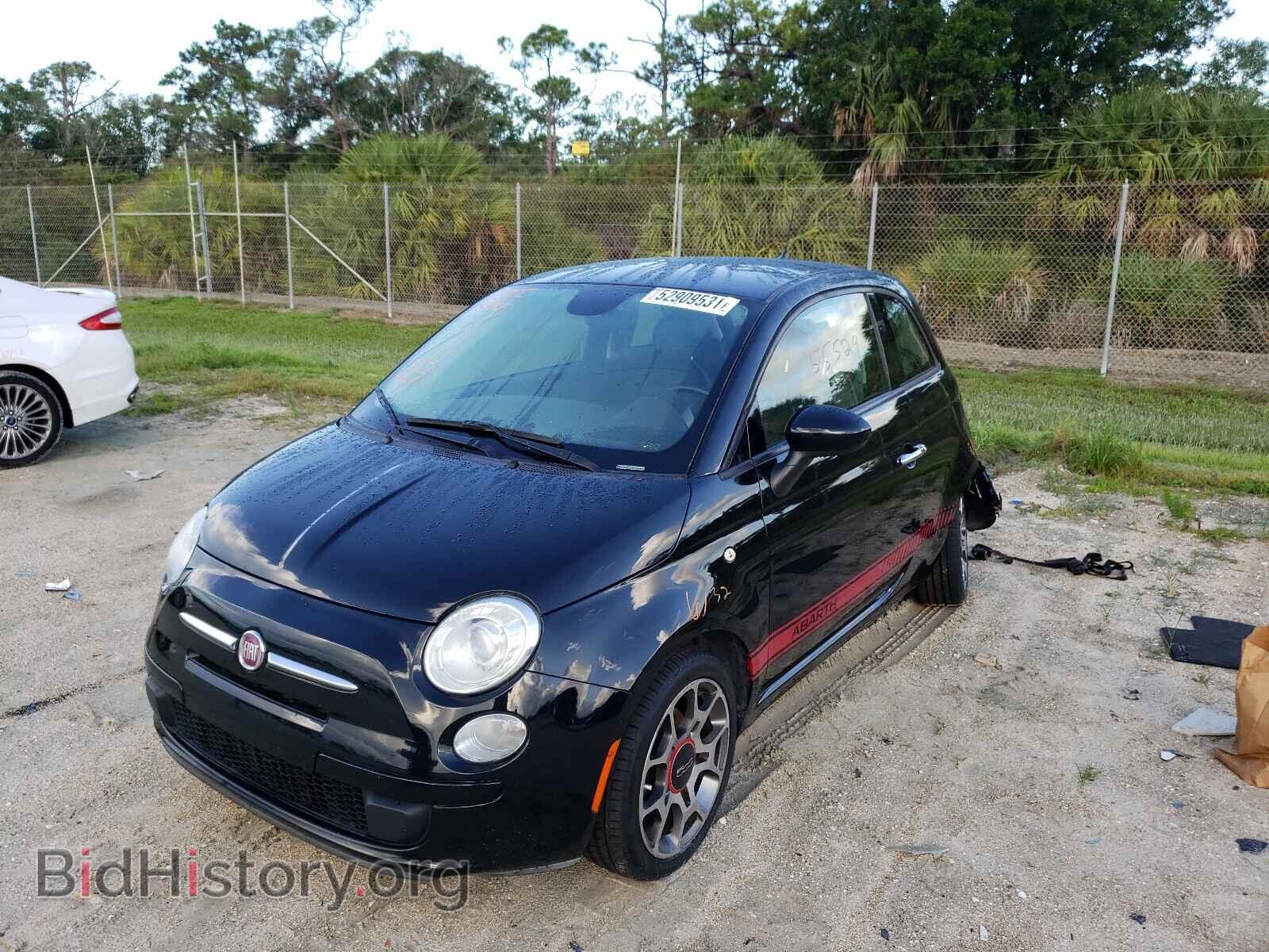 2014 FIAT 500 - VIN: 3C3CFFAR6ET293932 - Фото 2