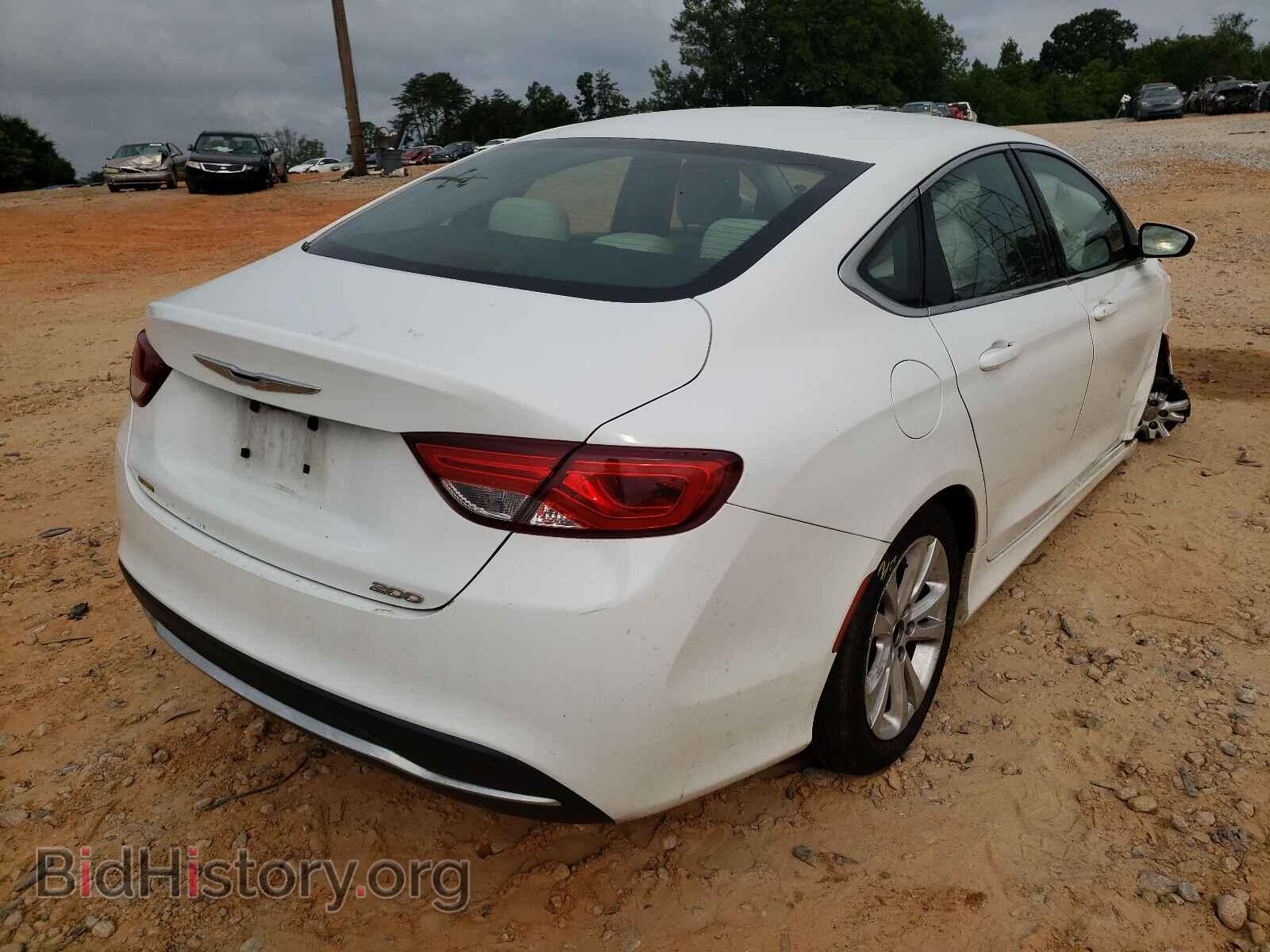 2015 CHRYSLER 200 - VIN: 1C3CCCAB1FN572300 - Фото 4