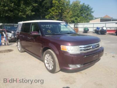 2011 Ford FLEX Flex SEL, burgundy — VIN 2FMGK5CC7BBD13118, Copart