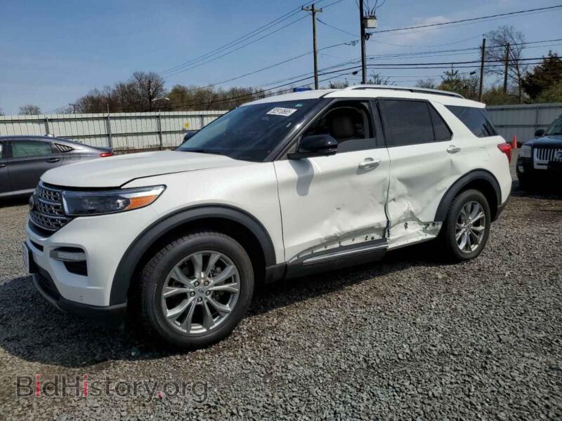 2021 Ford EXPLORER Limited (VIN 1FMSK8FH1MGB07419) — фото 1 из 16, Copart, повреждение: бок