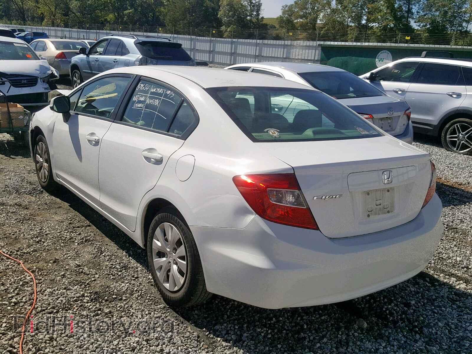 2012 HONDA CIVIC LX - VIN: 2HGFB2F56CH590774 - Фото 2