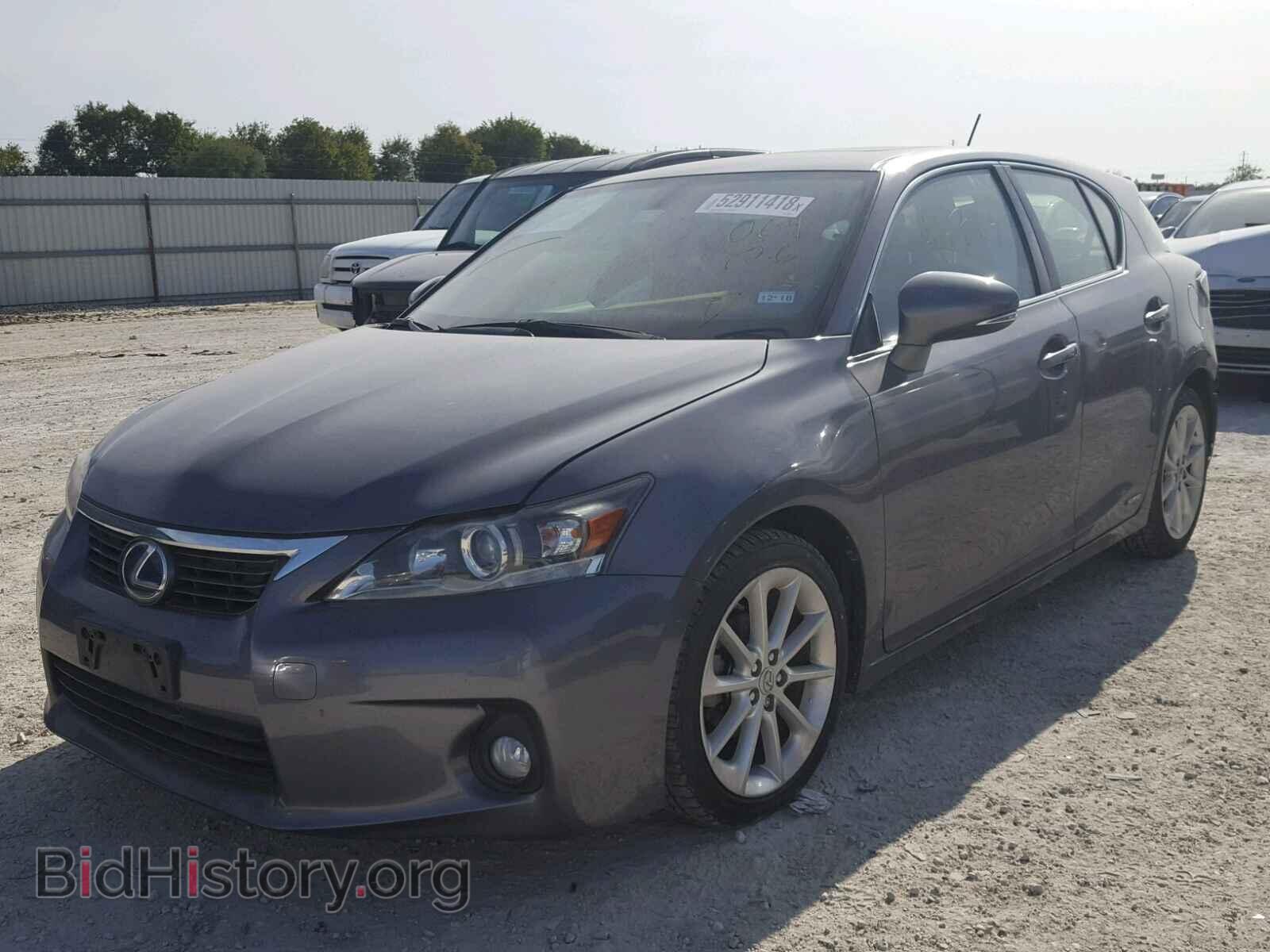 2012 LEXUS CT 200 - VIN: JTHKD5BH7C2069126 - Фото 2