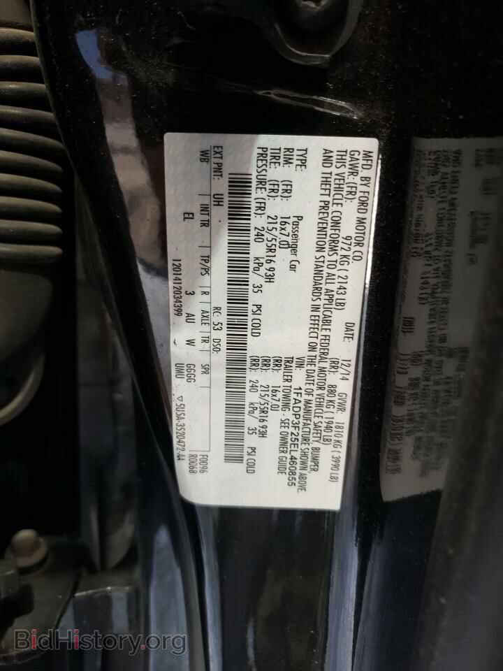 2014 FORD FOCUS - VIN: 1FADP3F25EL460855 - Фото 14