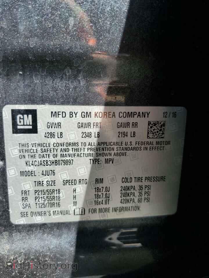 2017 BUICK ENCORE - VIN: KL4CJASB3HB079897 - Photo 13