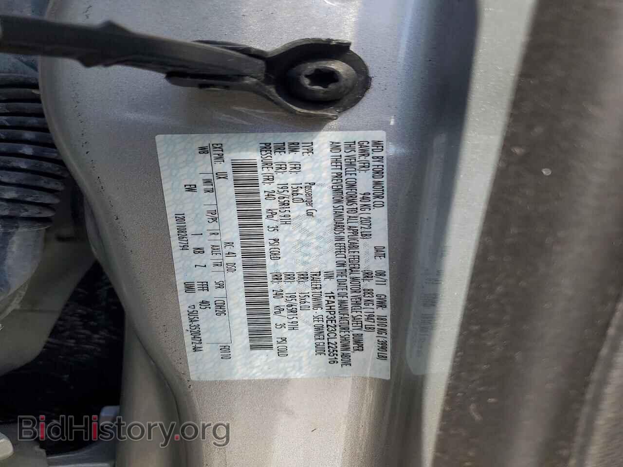 2012 FORD FOCUS - VIN: 1FAHP3E23CL225516 - Photo 12