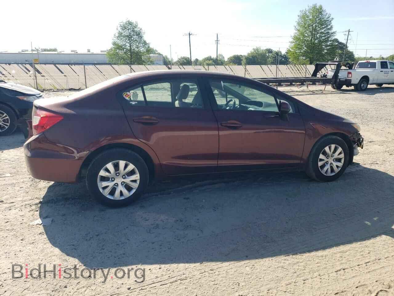 2012 HONDA CIVIC - VIN: 19XFB2F55CE385554 - Фото 3