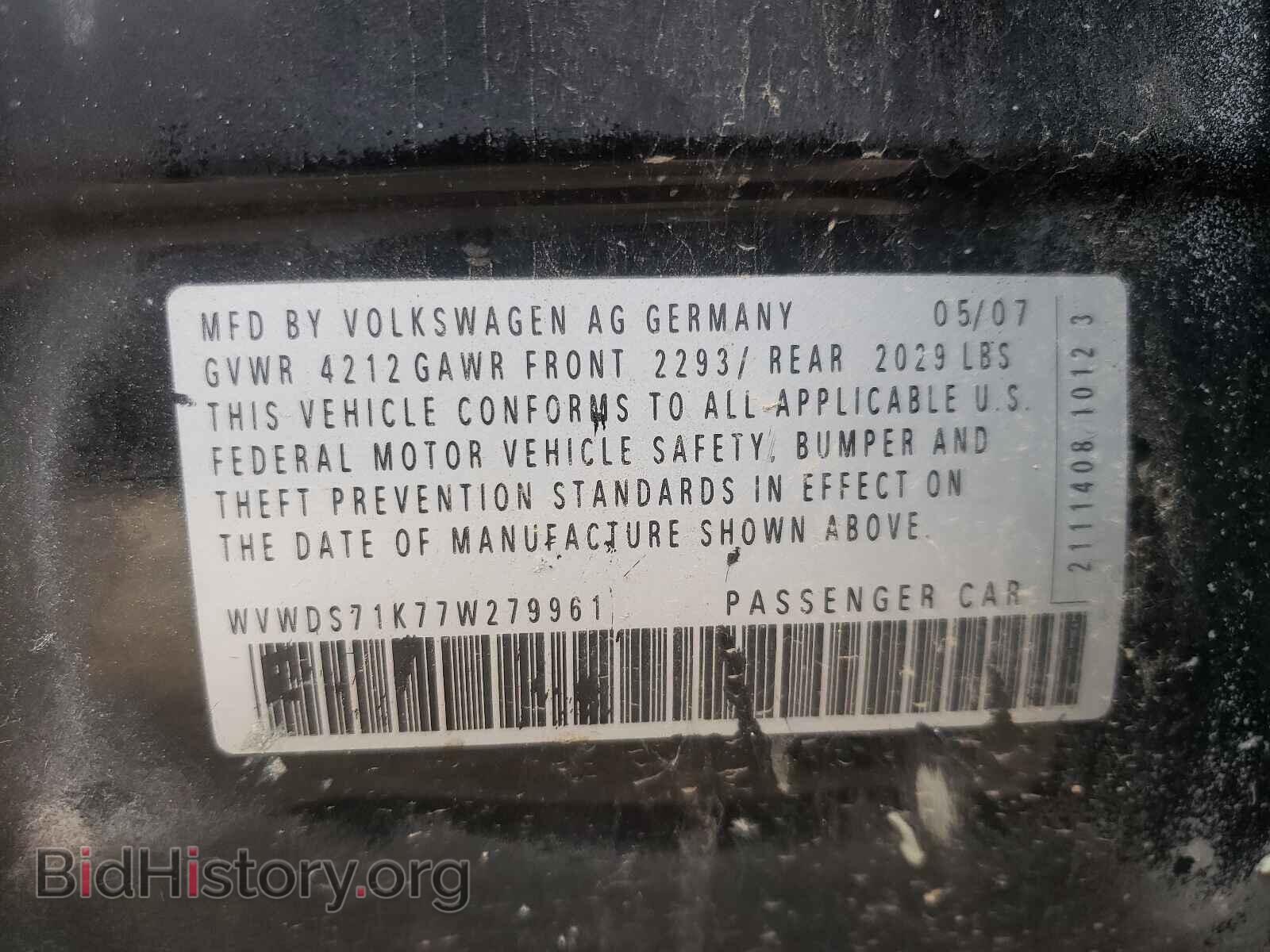 2007 VOLKSWAGEN RABBIT - VIN: WVWDS71K77W279961 - Фото 10