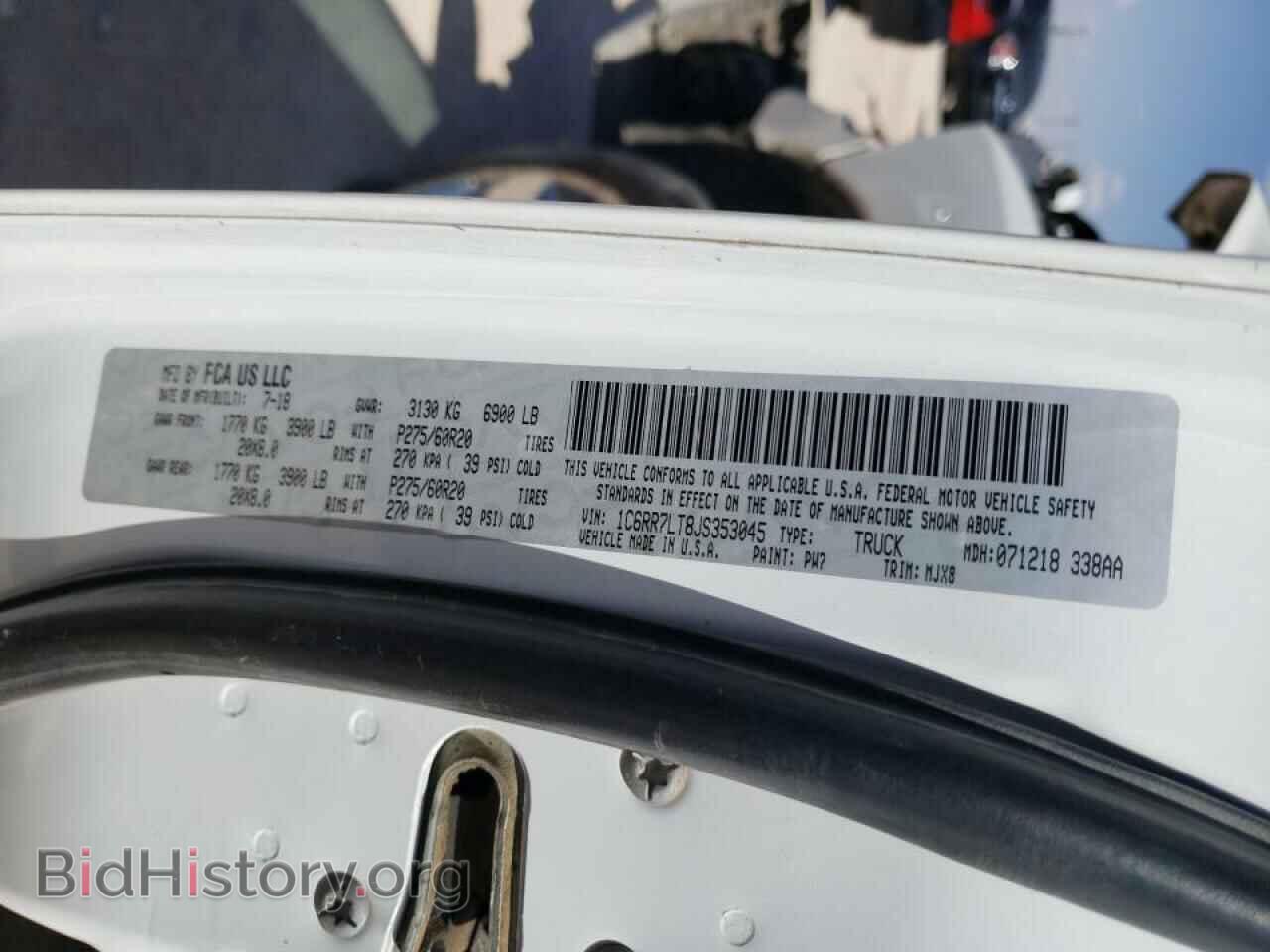 2018 RAM 1500 - VIN: 1C6RR7LT8JS353045 - Фото 10