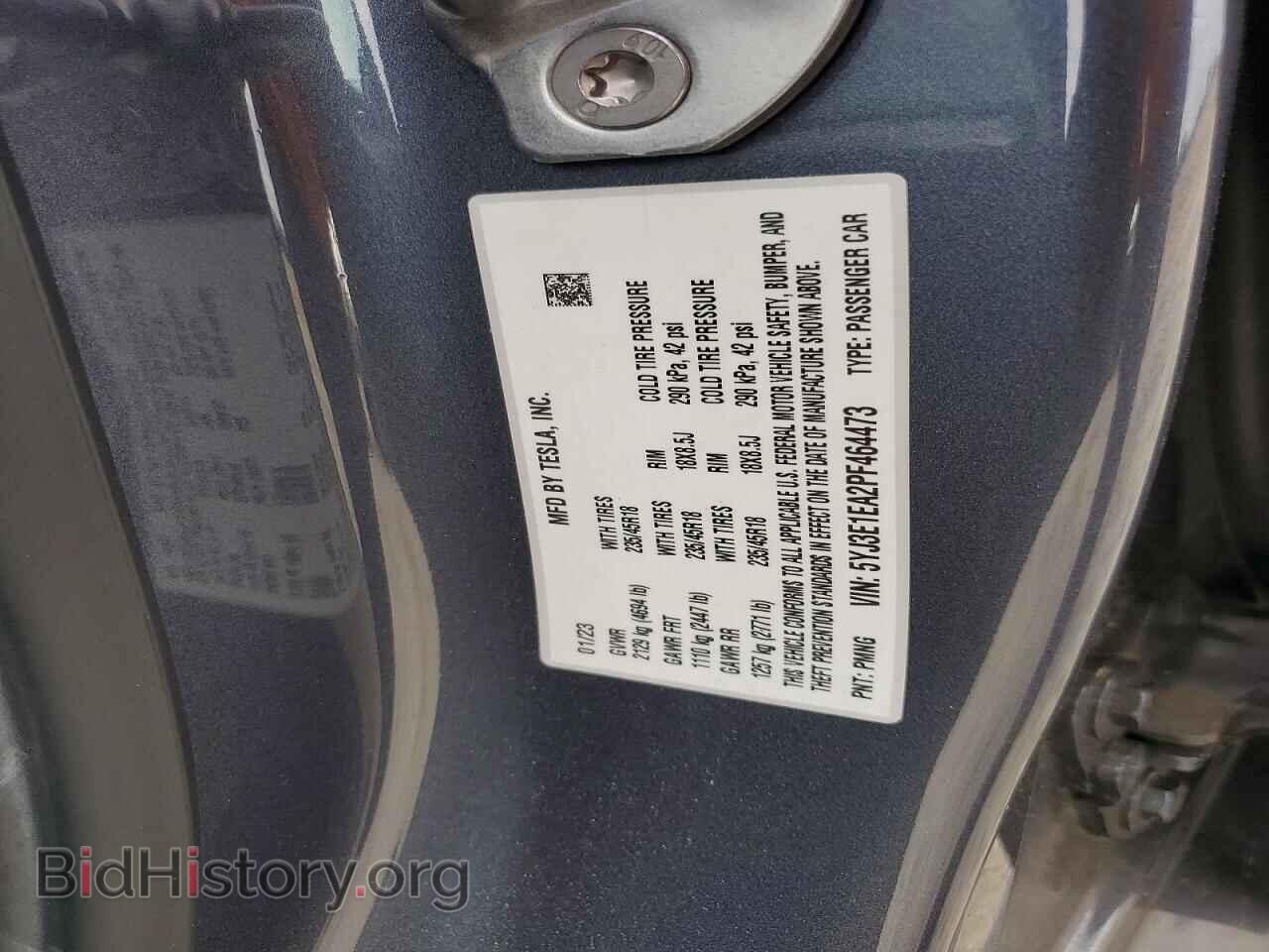2023 TESLA MODEL 3 - VIN: 5YJ3E1EA2PF464473 - Фото 13