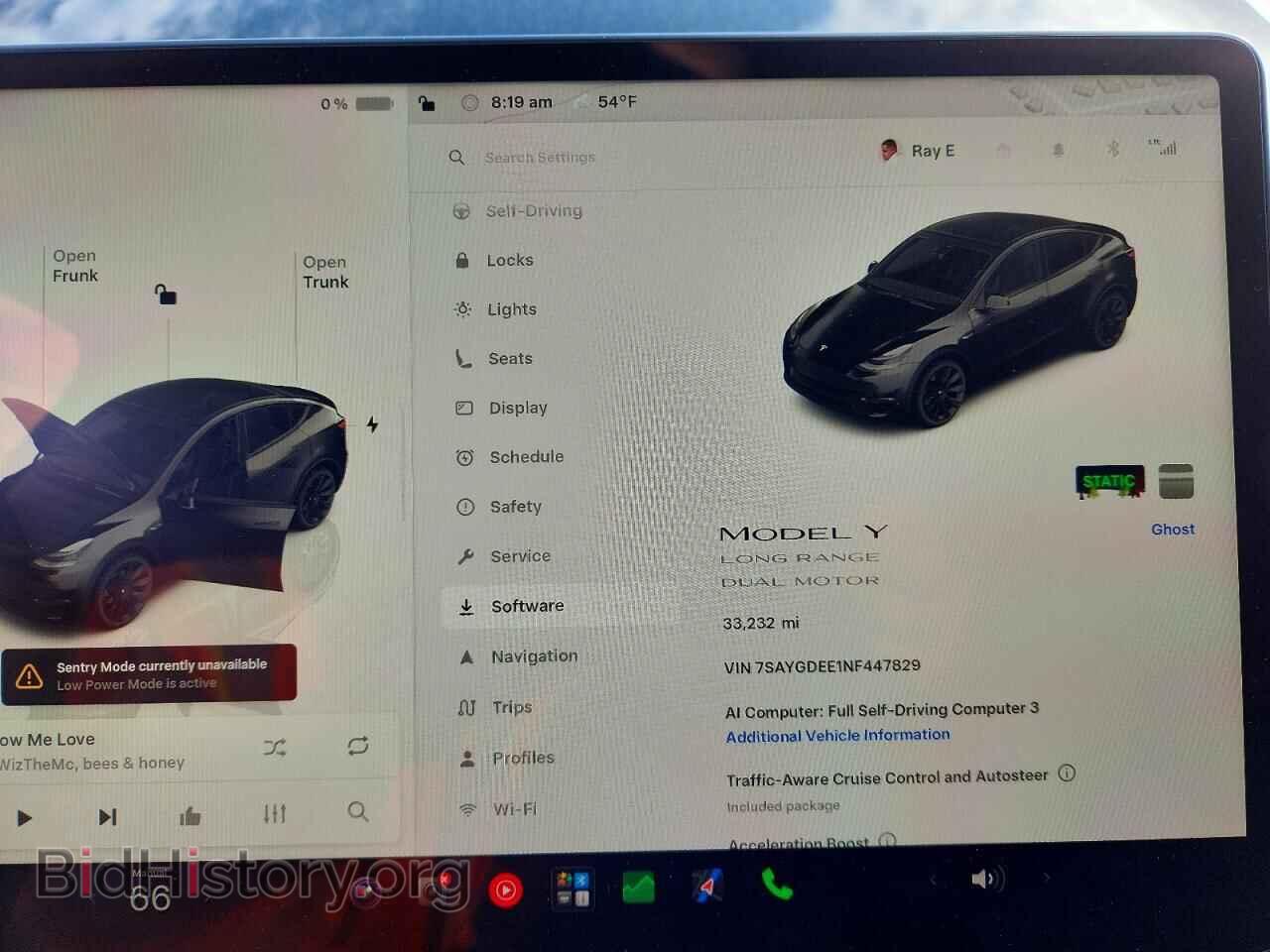 2022 TESLA MODEL Y - VIN: 7SAYGDEE1NF447829 - Фото 9