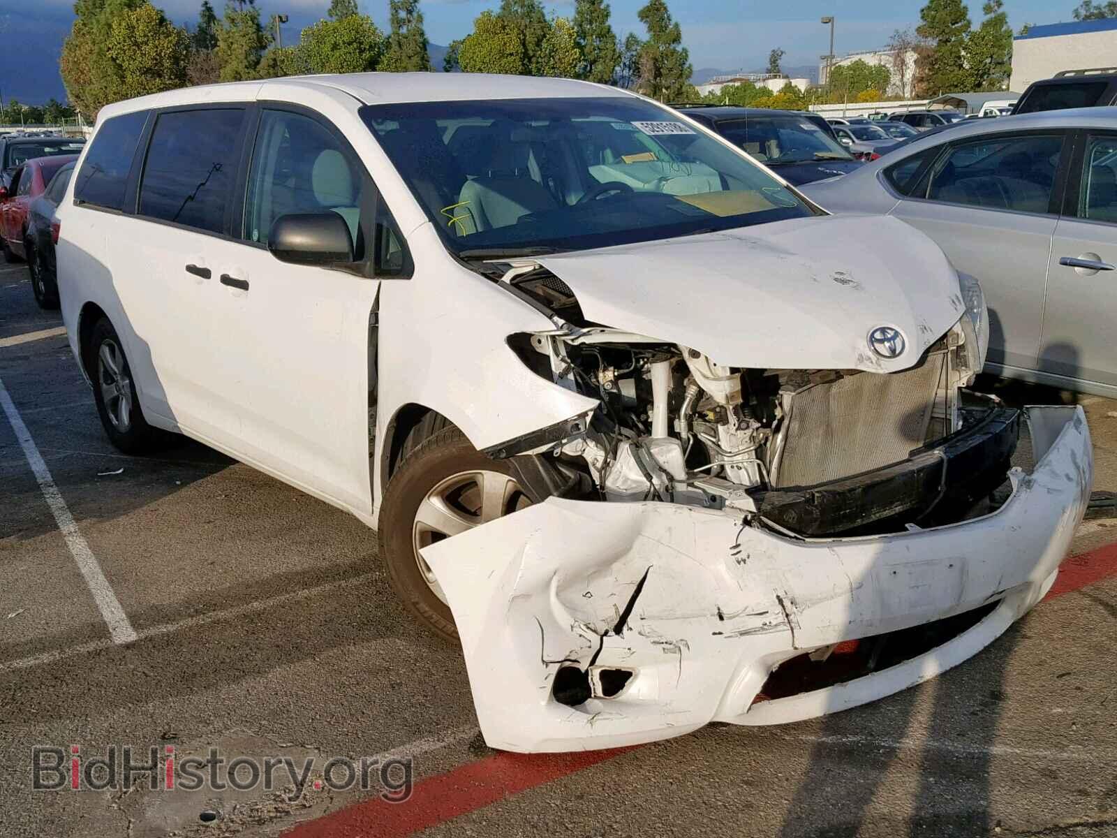 Photo 5TDZK3DC2GS694155 - TOYOTA SIENNA BAS 2016
