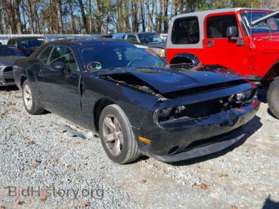 2013 Dodge CHALLENGER, черный — VIN 2C3CDYAG1DH500685, Copart