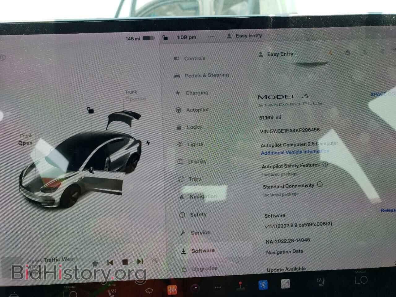 2019 TESLA MODEL 3 - VIN: 5YJ3E1EA4KF296456 - Фото 9