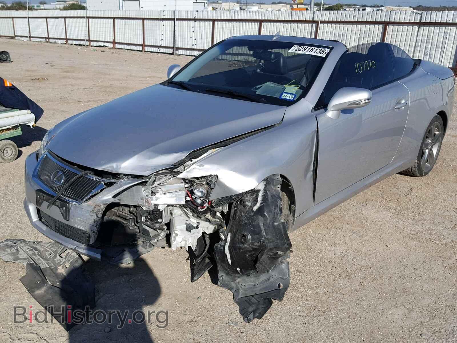 2010 LEXUS IS - VIN: JTHFE2C2XA2501549 - Фото 2