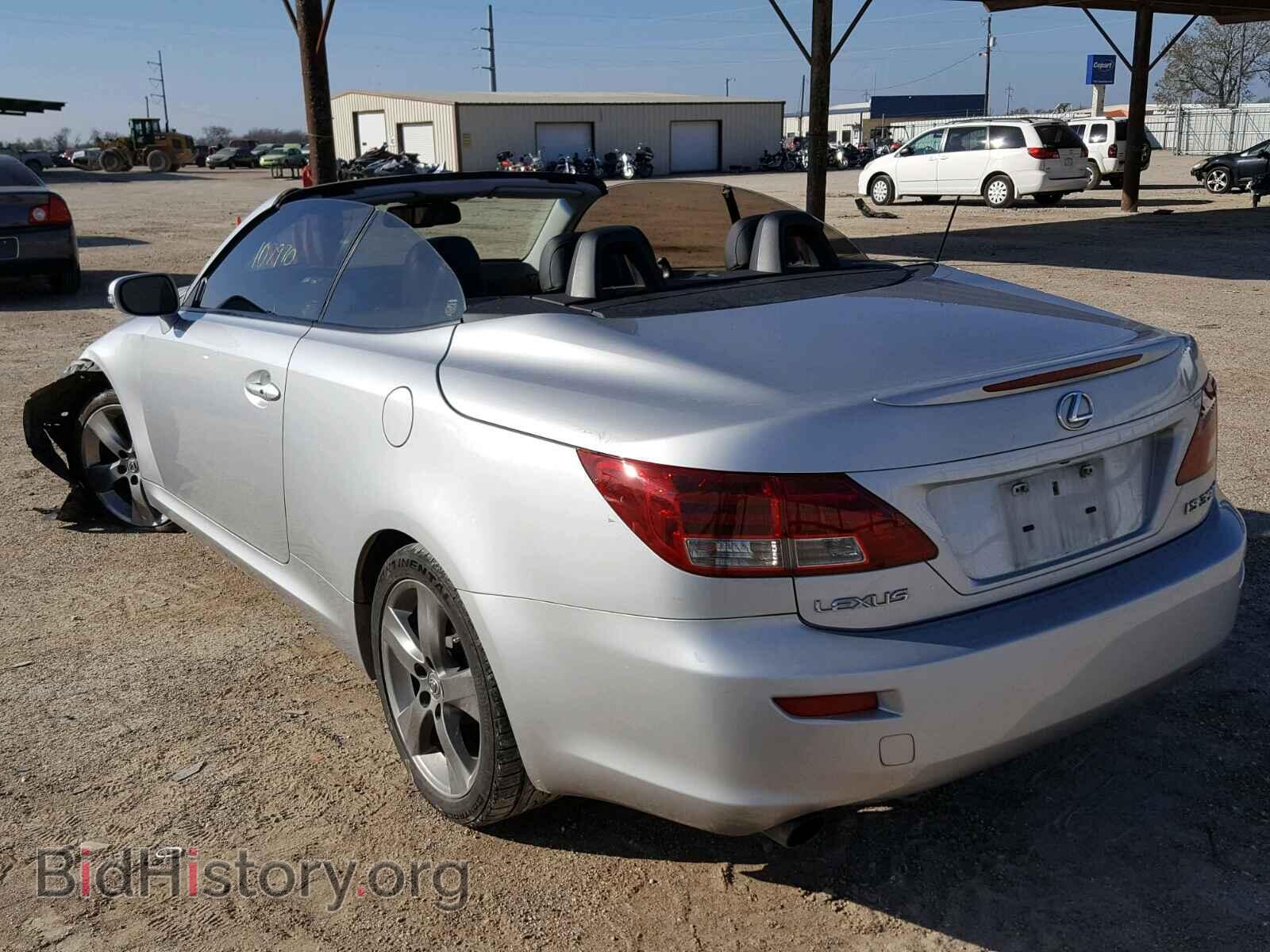 2010 LEXUS IS - VIN: JTHFE2C2XA2501549 - Фото 3