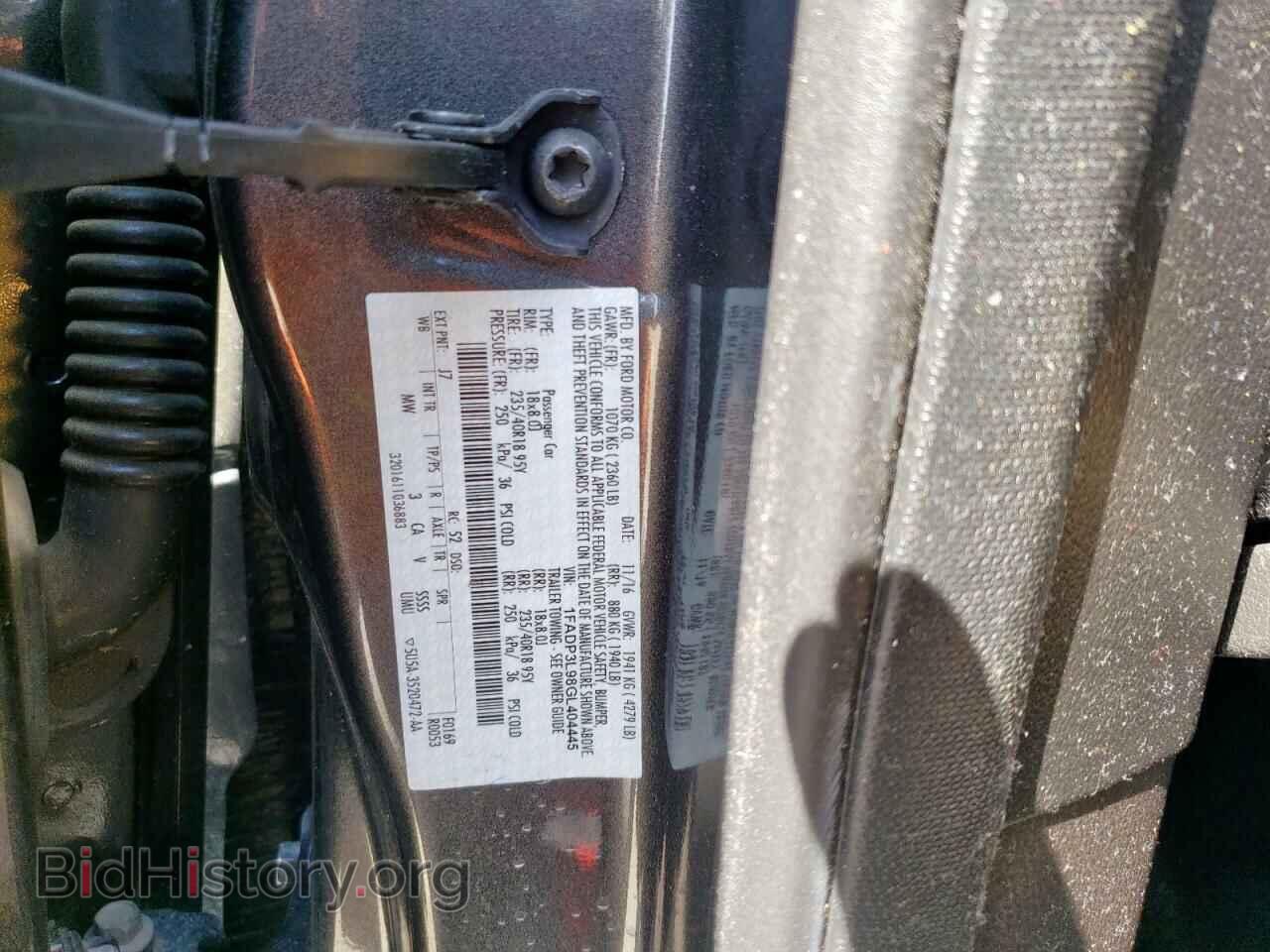 2016 FORD FOCUS - VIN: 1FADP3L98GL404445 - Фото 13