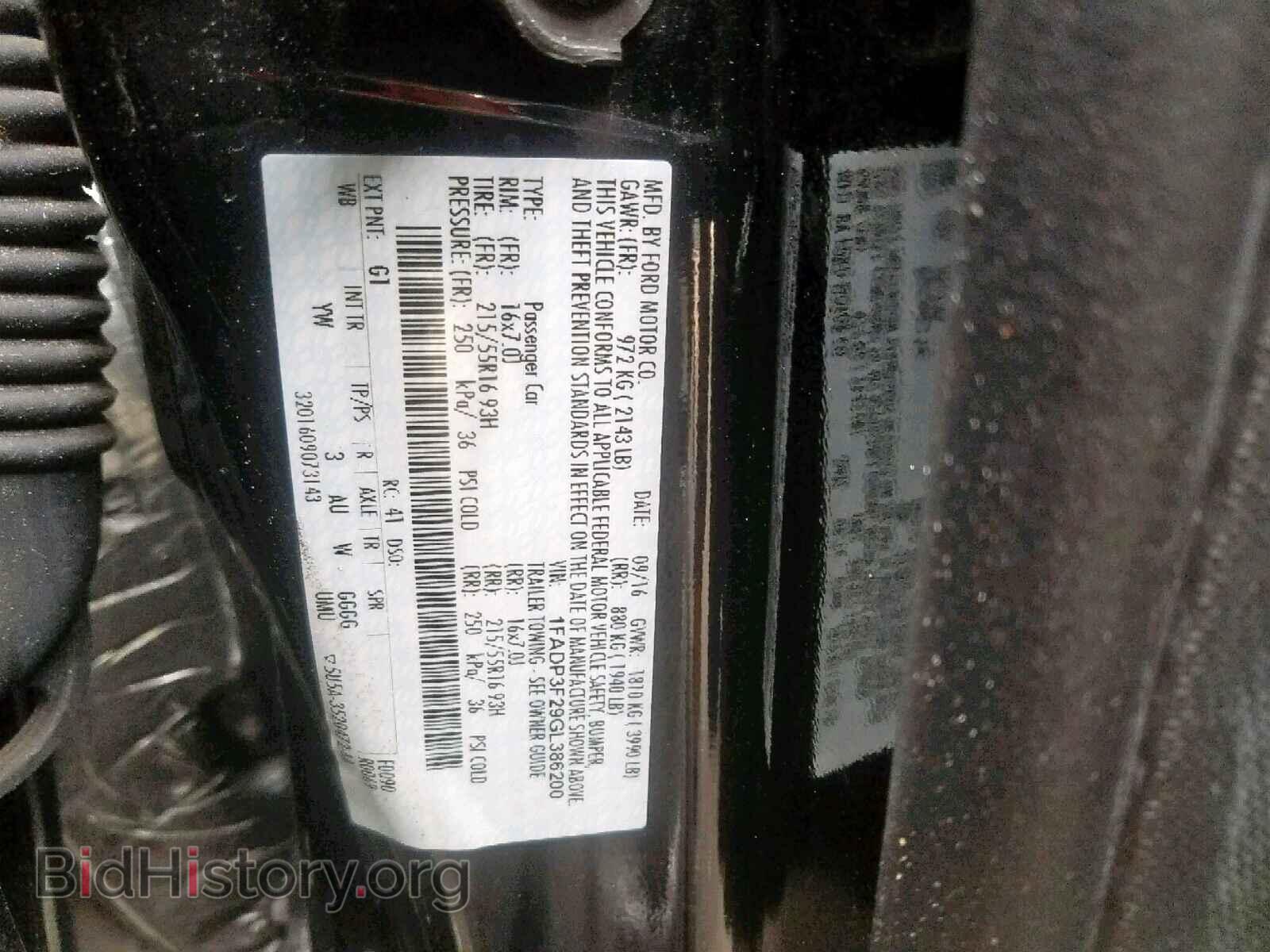 2016 FORD FOCUS SE - VIN: 1FADP3F29GL386200 - Фото 10